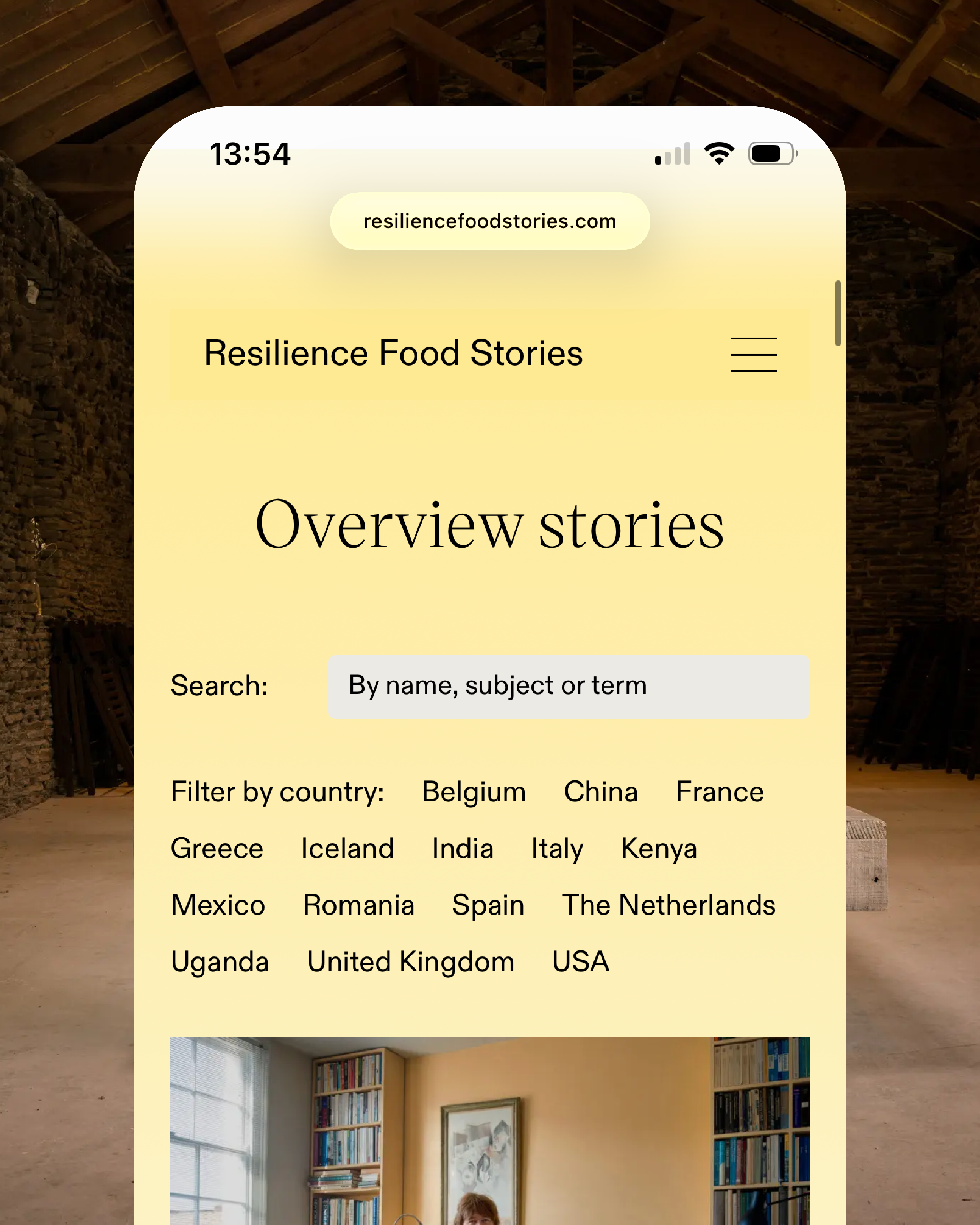 Resilience Food Stories